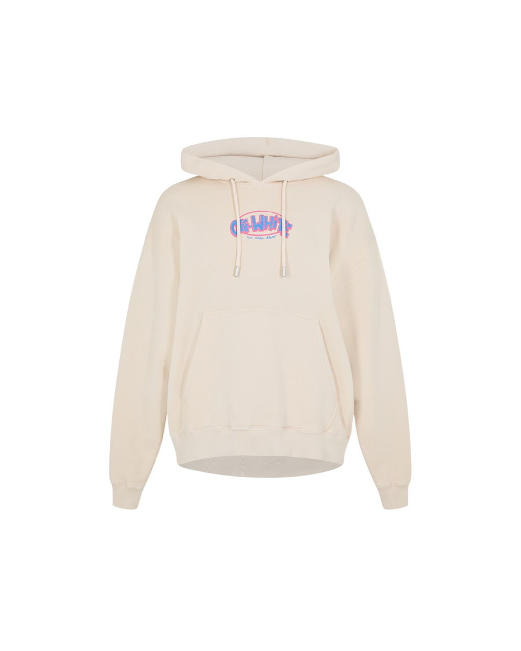 Off White Sketch Arrow Skate Hoodie Beige