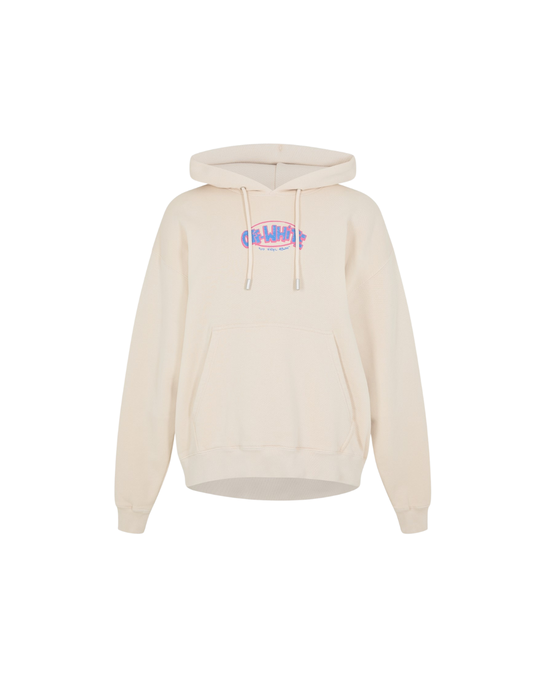 Off White Sketch Arrow Skate Hoodie Beige