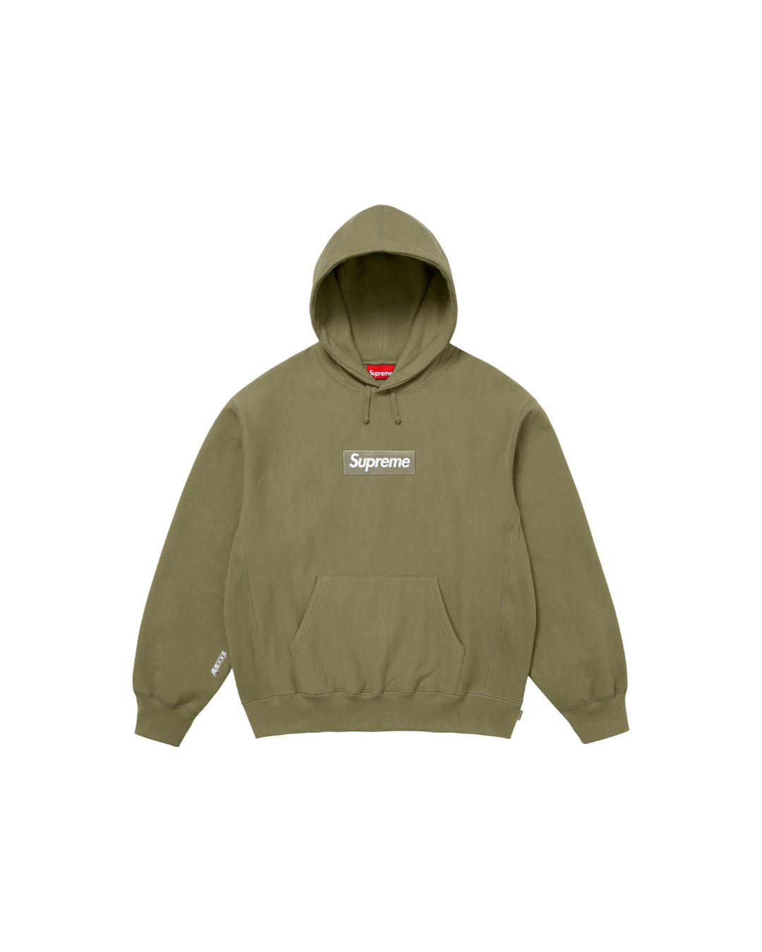 Supreme Box Logo Hooded Sweatshirt Olive