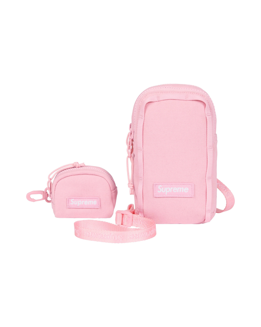 Supreme Camera Bag + Mini Pouch Pink
