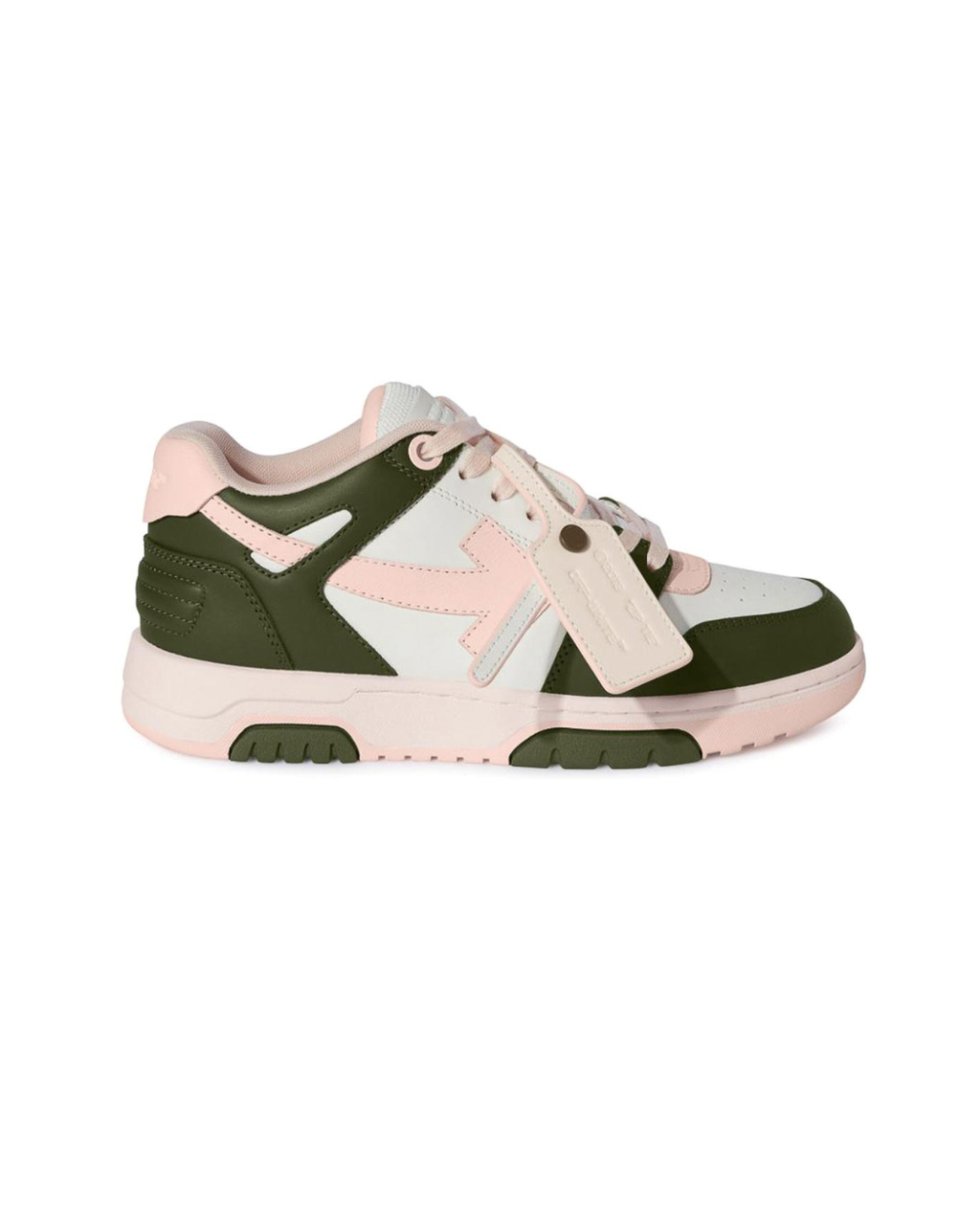 Off White Out Of Office White Green Pink