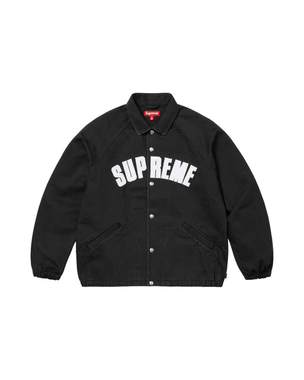 Supreme Arc Denim Coaches Jacket Black (SS25)