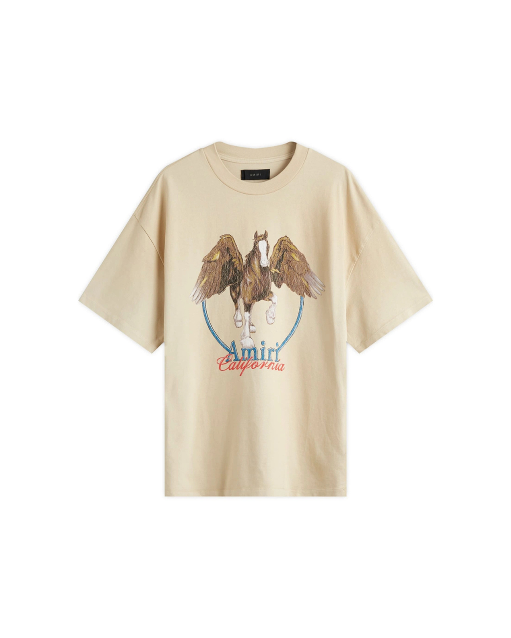 Amiri Pegasus Oversize Tee Beige