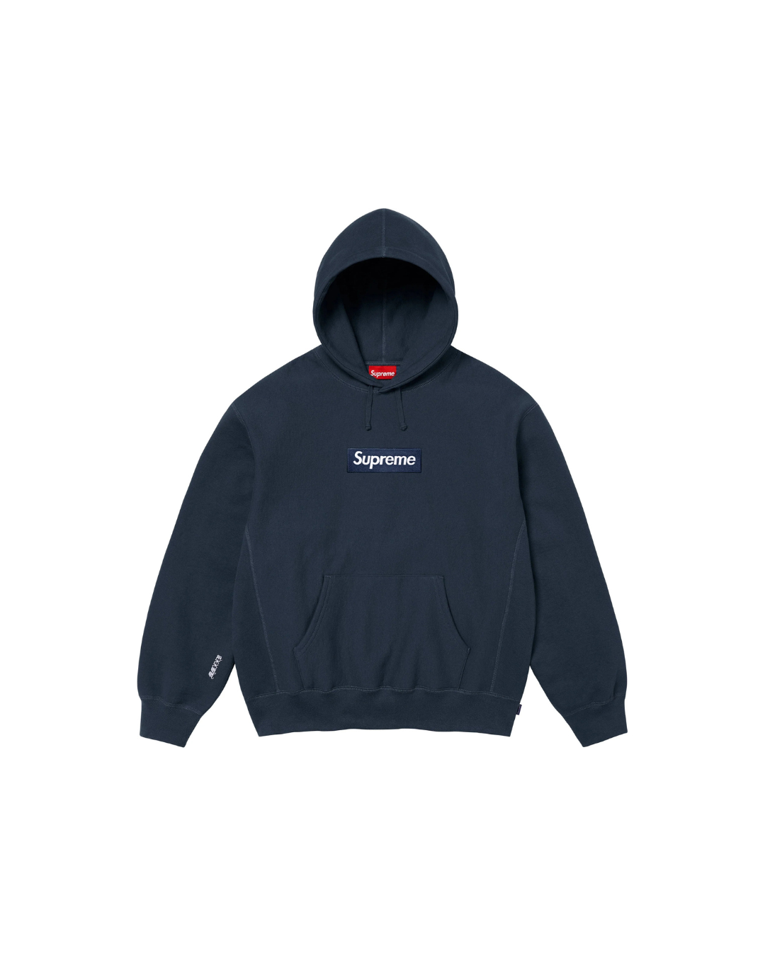 Supreme Box Logo Hooded Sweatshirt Navy