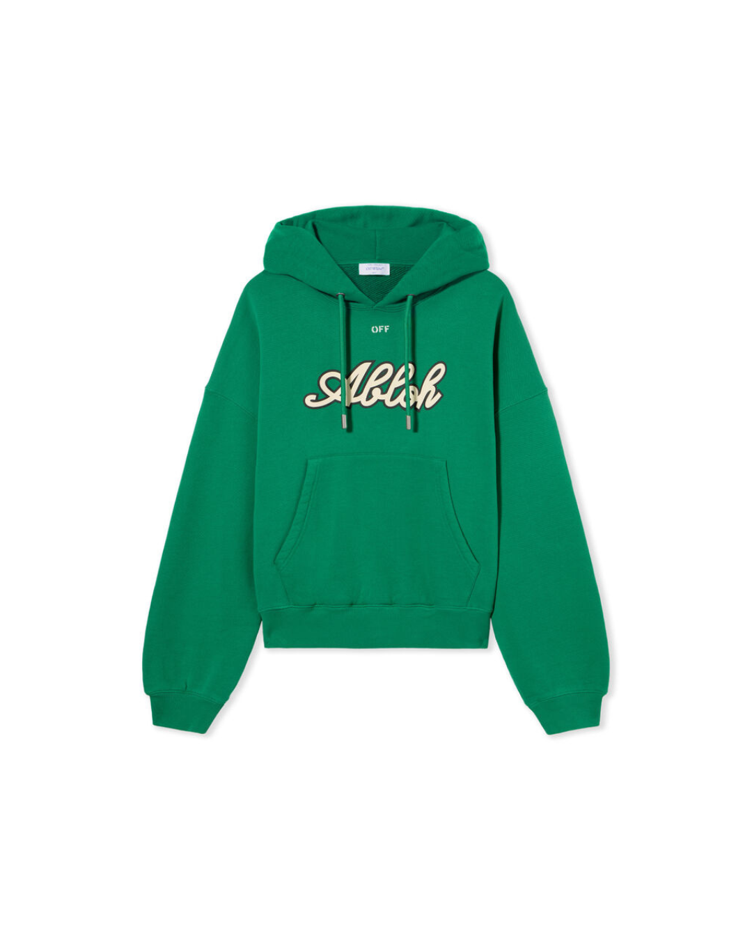 Off White Hoodie Green Football