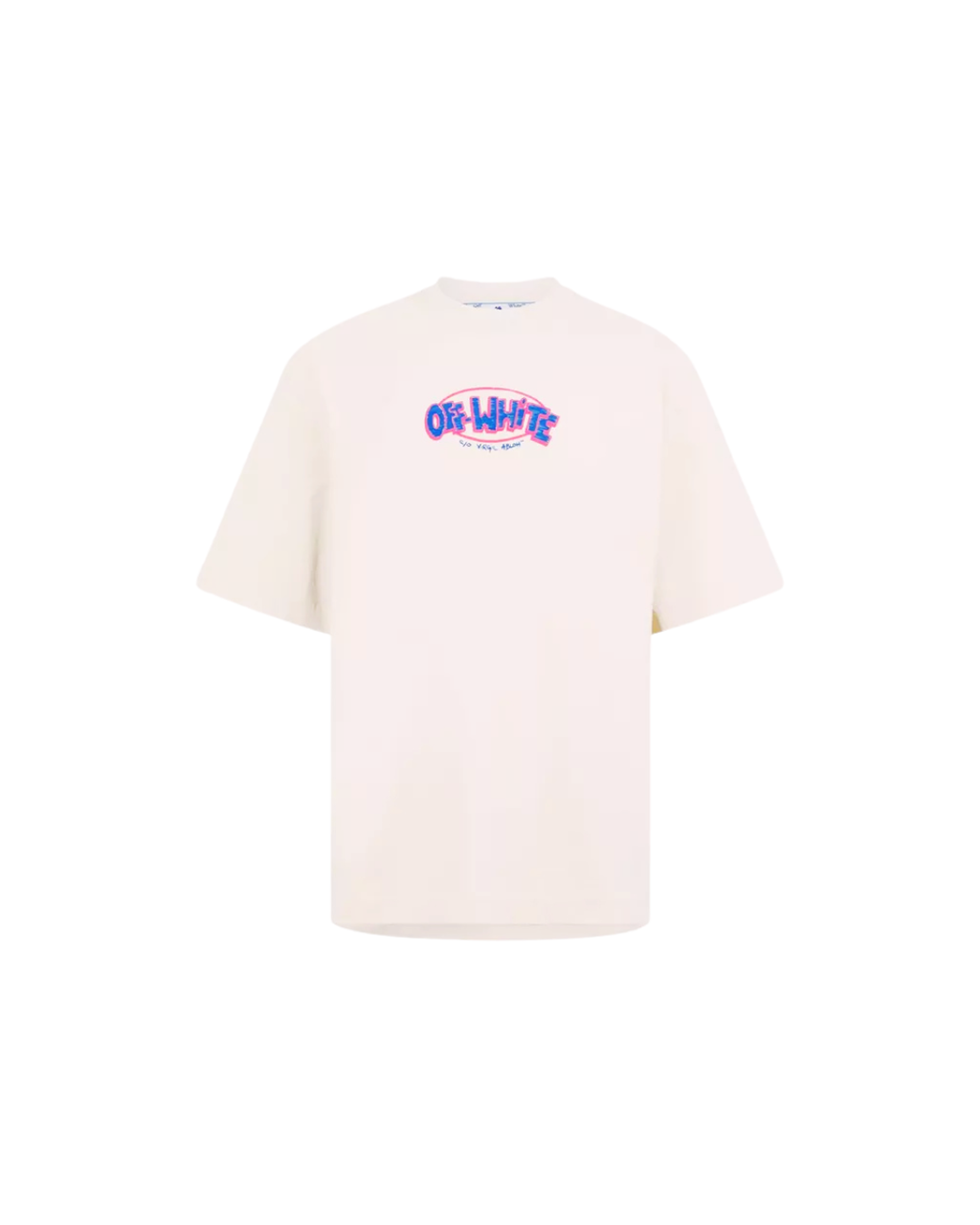 Off White Tee Sketch Arrow Beige