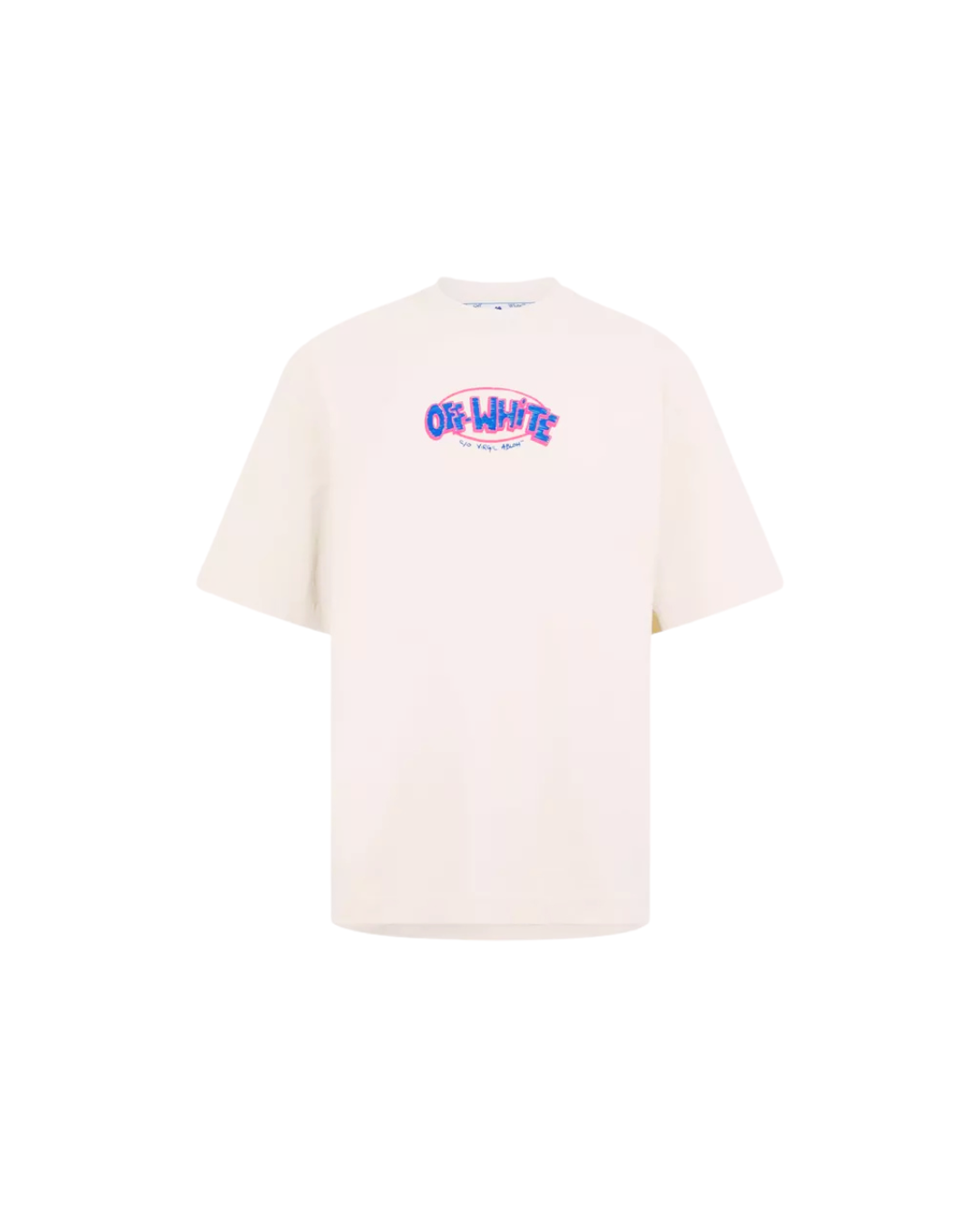 Off White Tee Sketch Arrow Beige