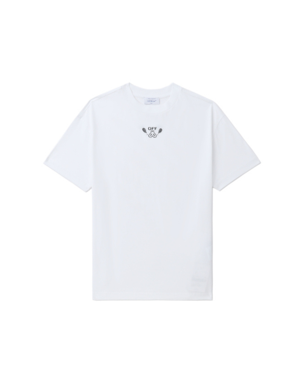 Off White Bandana Arrow Skate Tee White