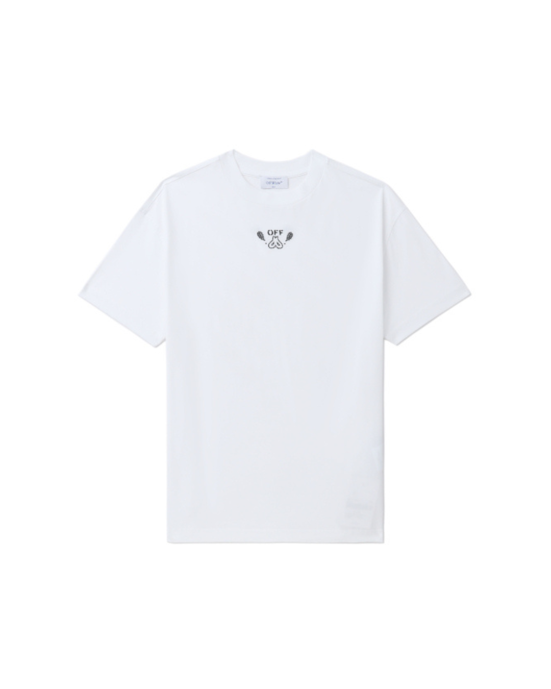 Off White Bandana Arrow Skate Tee White
