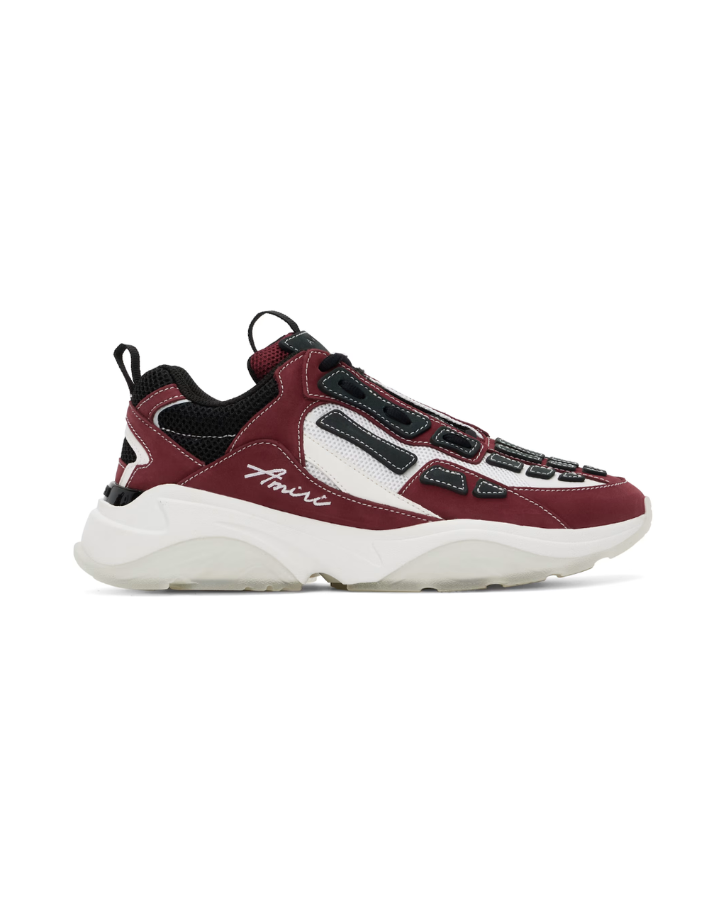Amiri Bone Runner Burgundy