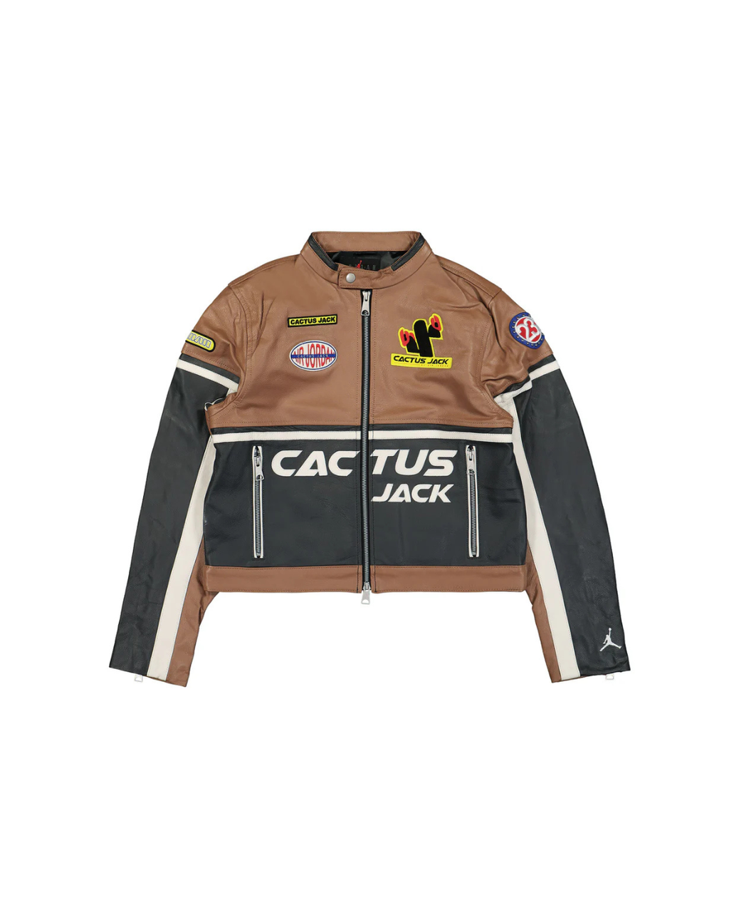 Jordan x Travis Scott Cactus Jack Women's Leather Jacket