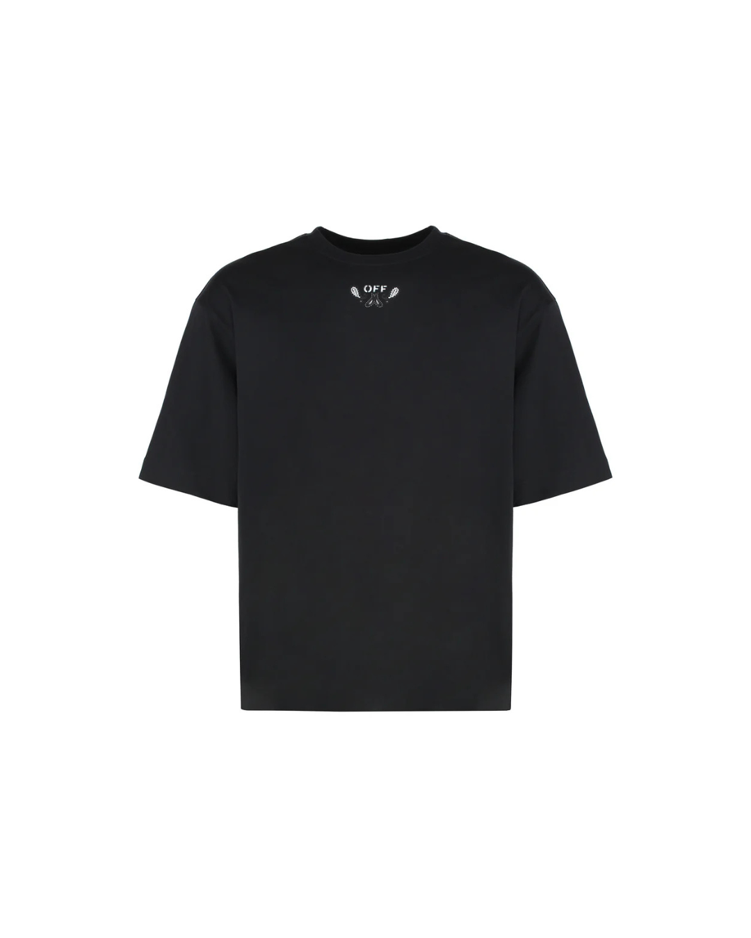 Off White Bandana Arrow Skate Tee Black