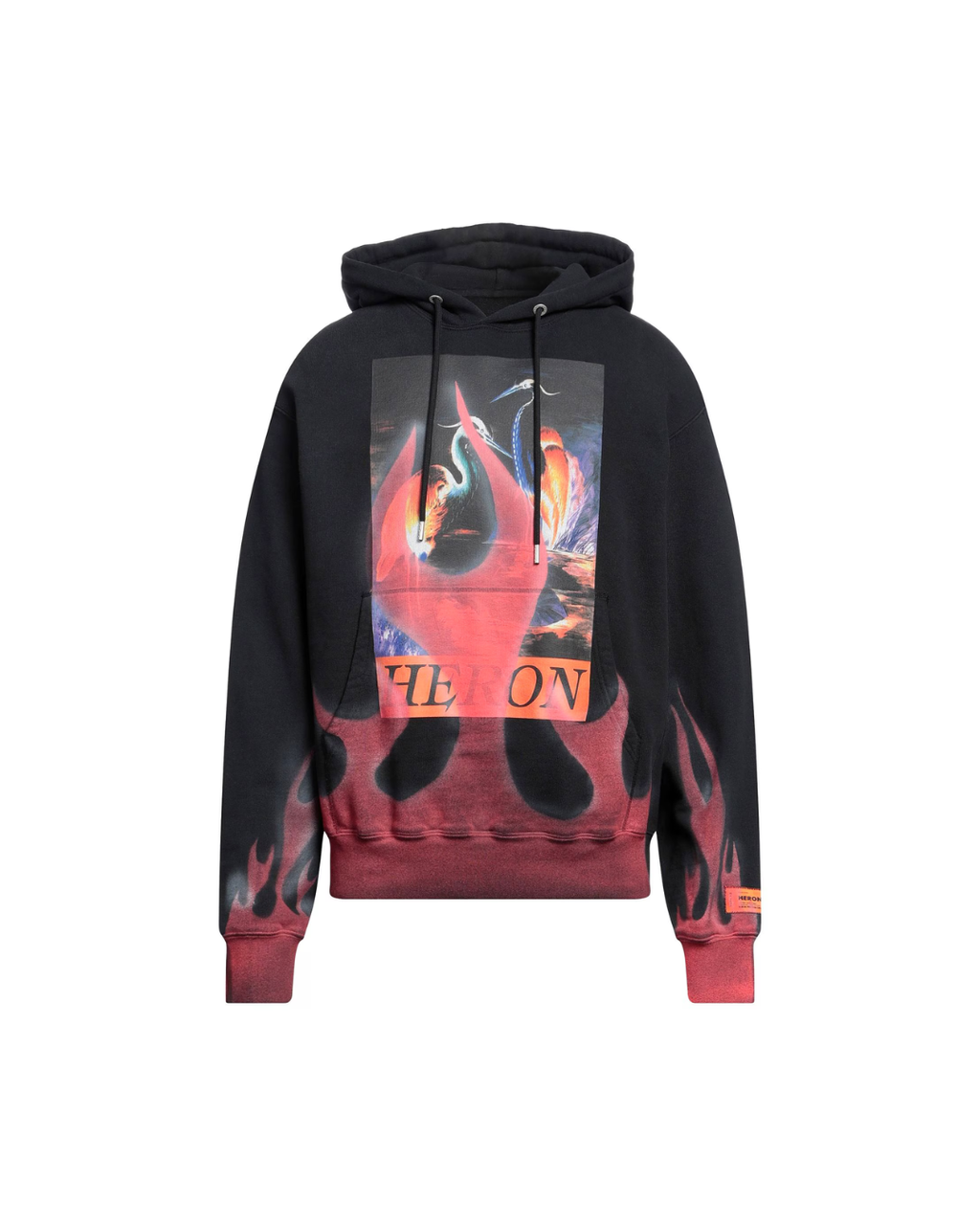 Heron Preston Times Flames Black