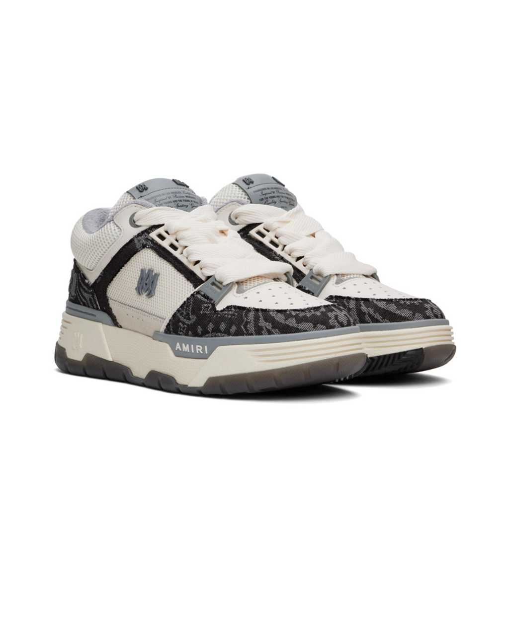 Amiri MA-1 Denim Bandana Black