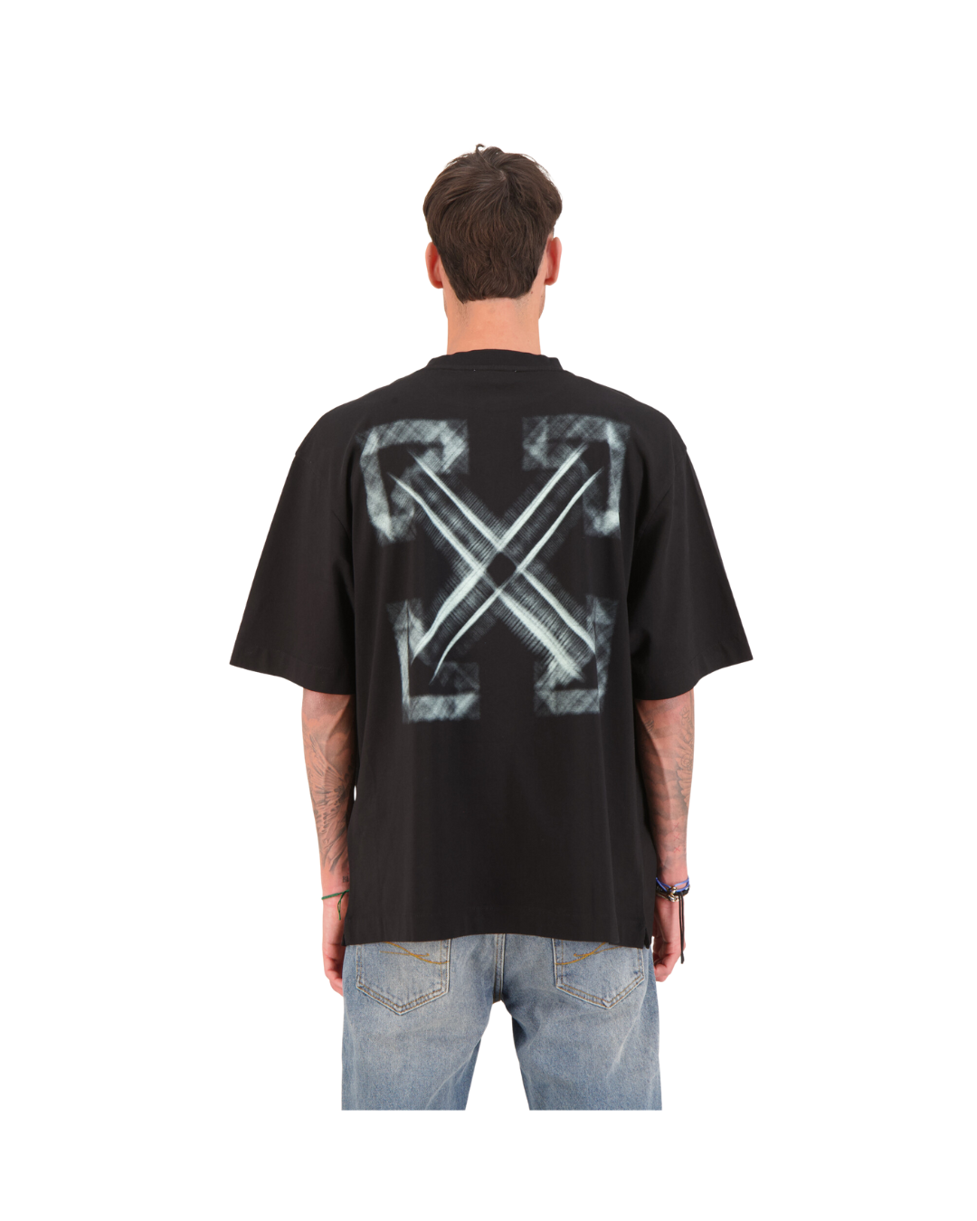 Off White Tee Black Vibe Arrow