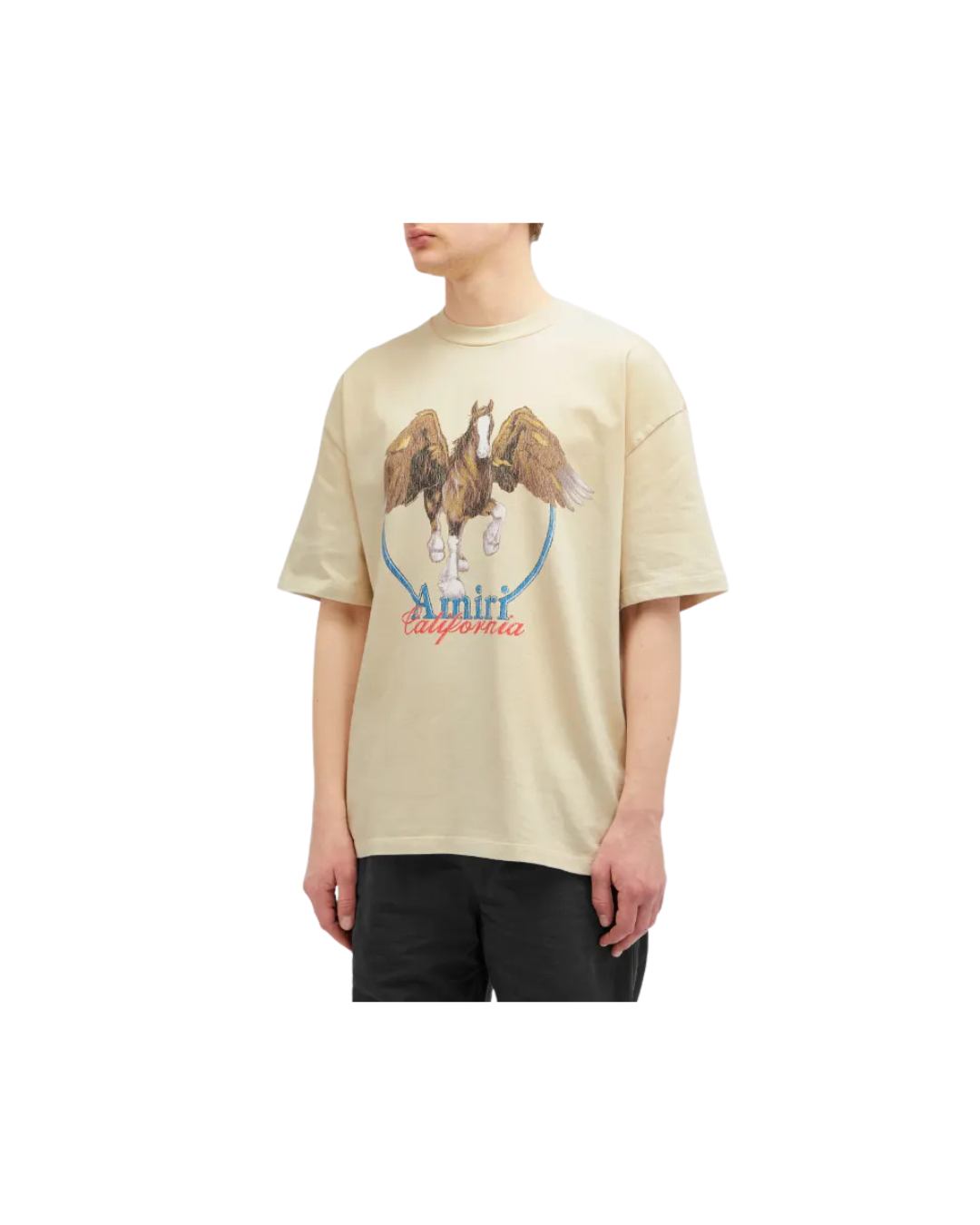 Amiri Pegasus Oversize Tee Beige