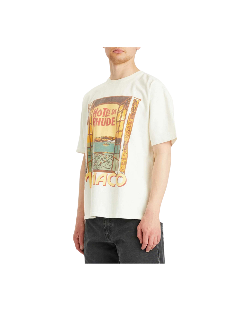 Rhude Hotel Di Monaco Tee Cream