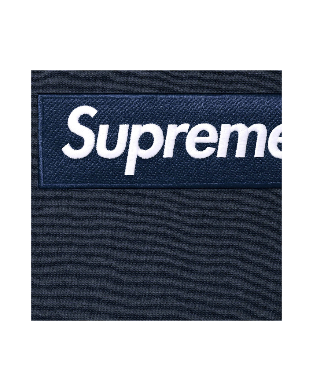 Supreme Box Logo Hooded Sweatshirt Navy