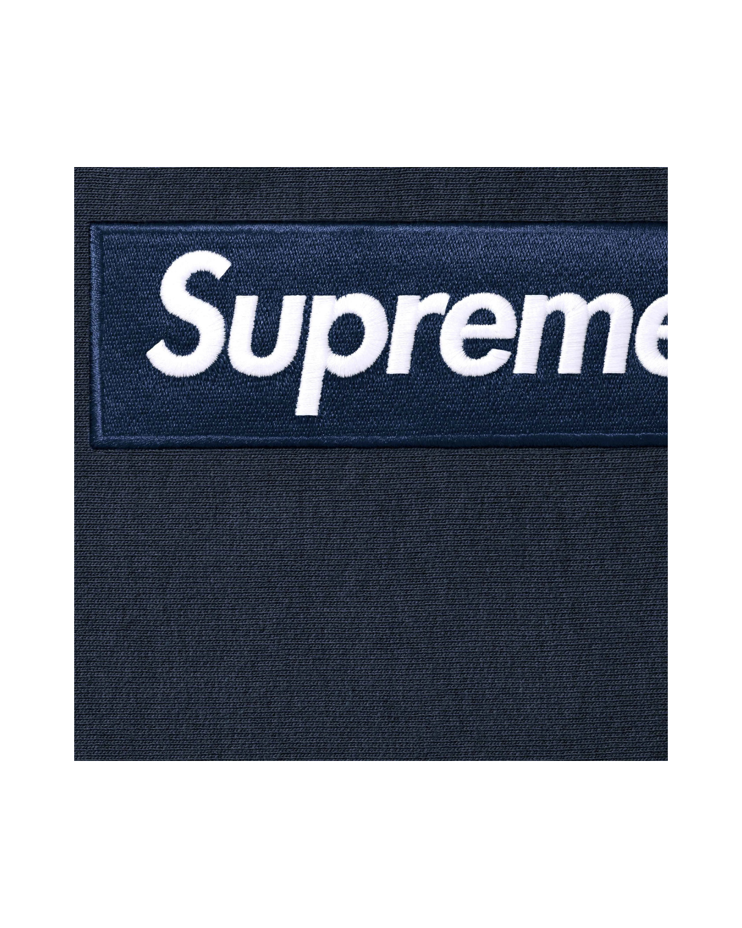Supreme Box Logo Hooded Sweatshirt Navy