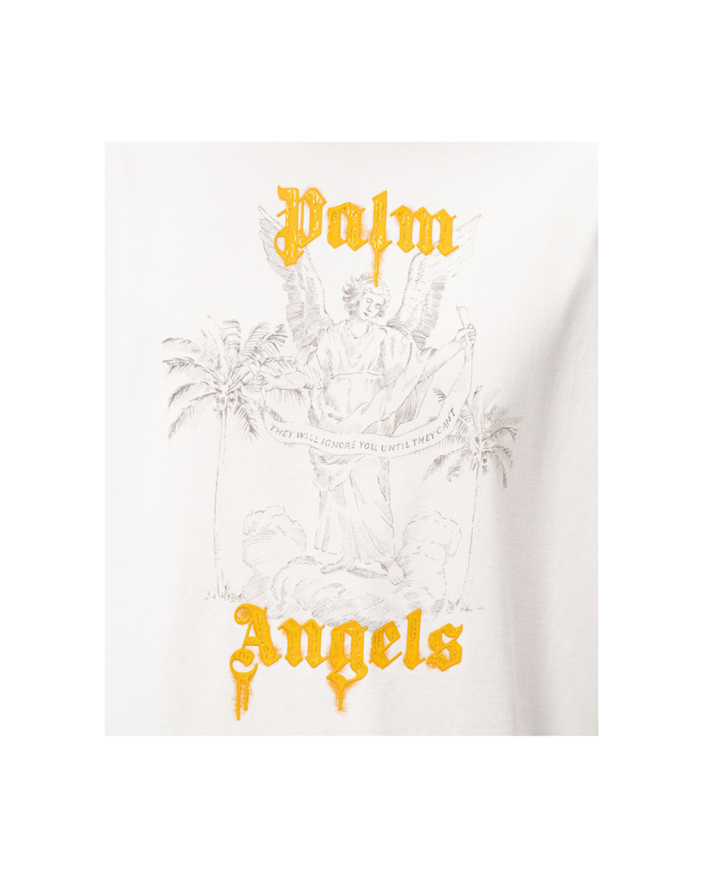 Palm Angels Angel Pencil Tee White