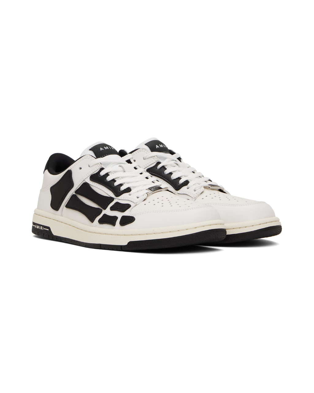 Amiri Skel Low White Black