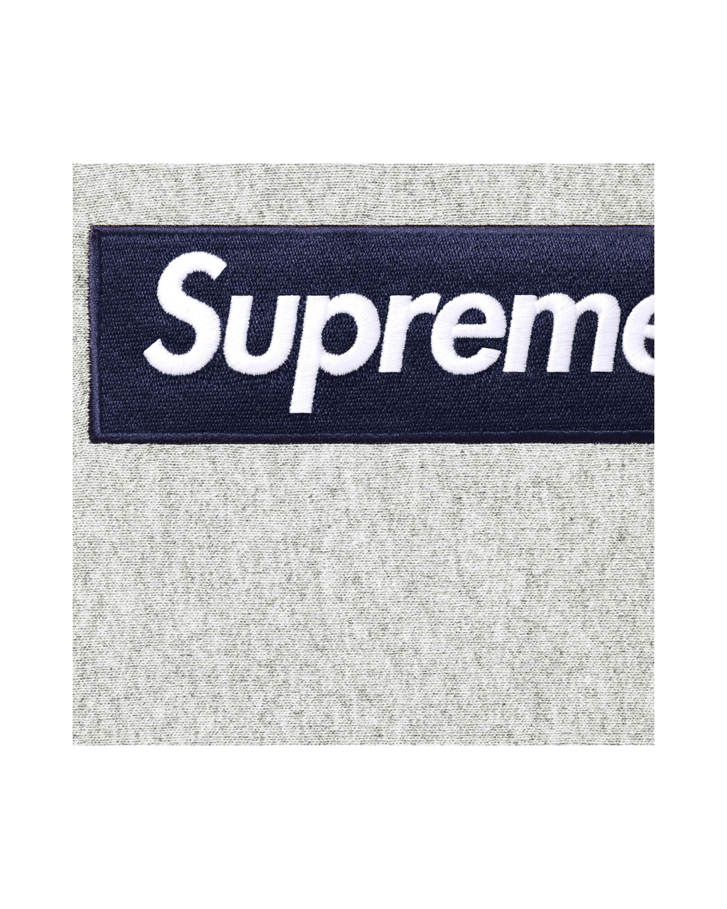 Supreme Box Logo Hooded Sweatshirt Heather Grey