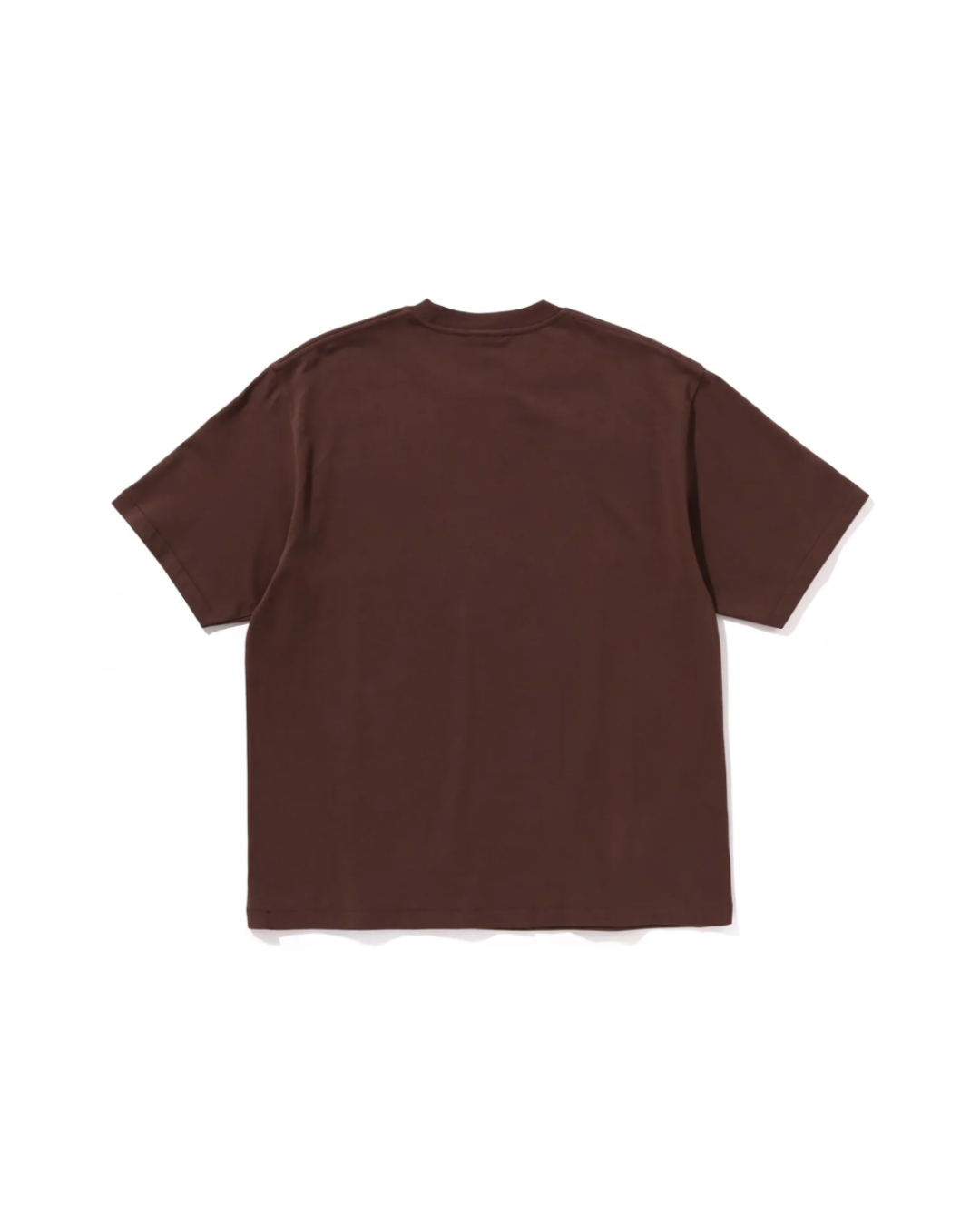 BAPE STA HOUNDSTOOTH Relaxed Tee Brown
