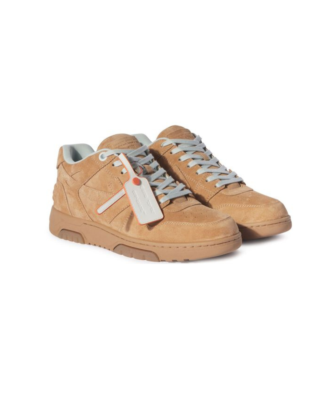 Off White Out Ff Office Full Suede Camel