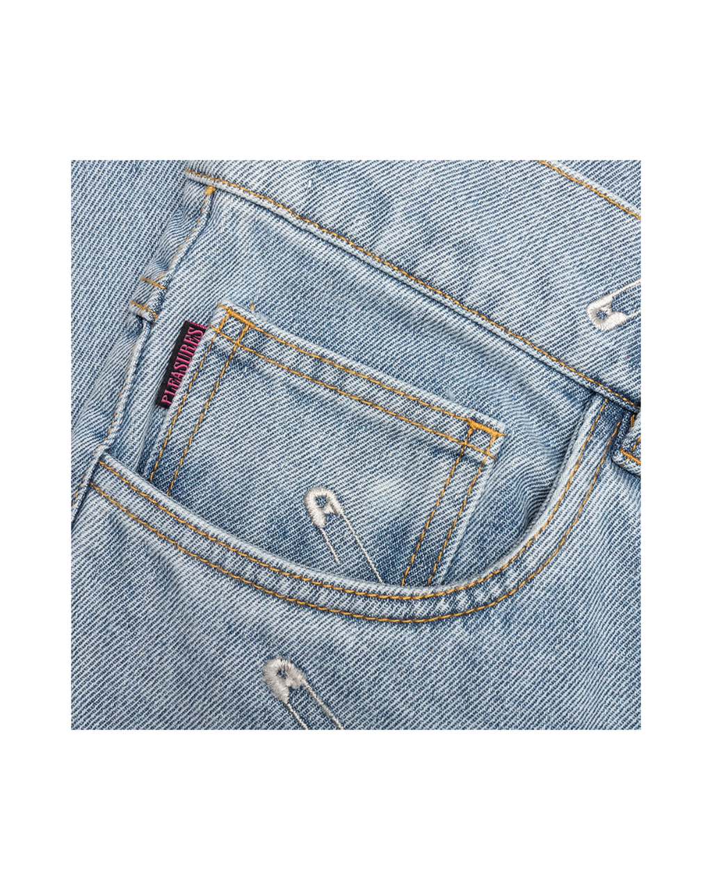 Pleasures Jean Safety Pin 5 Pocket Denim