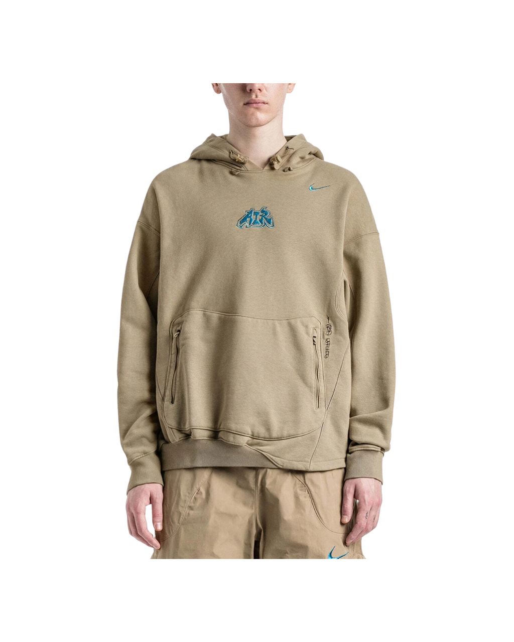 Nike x Off White Hoodie Beige 006