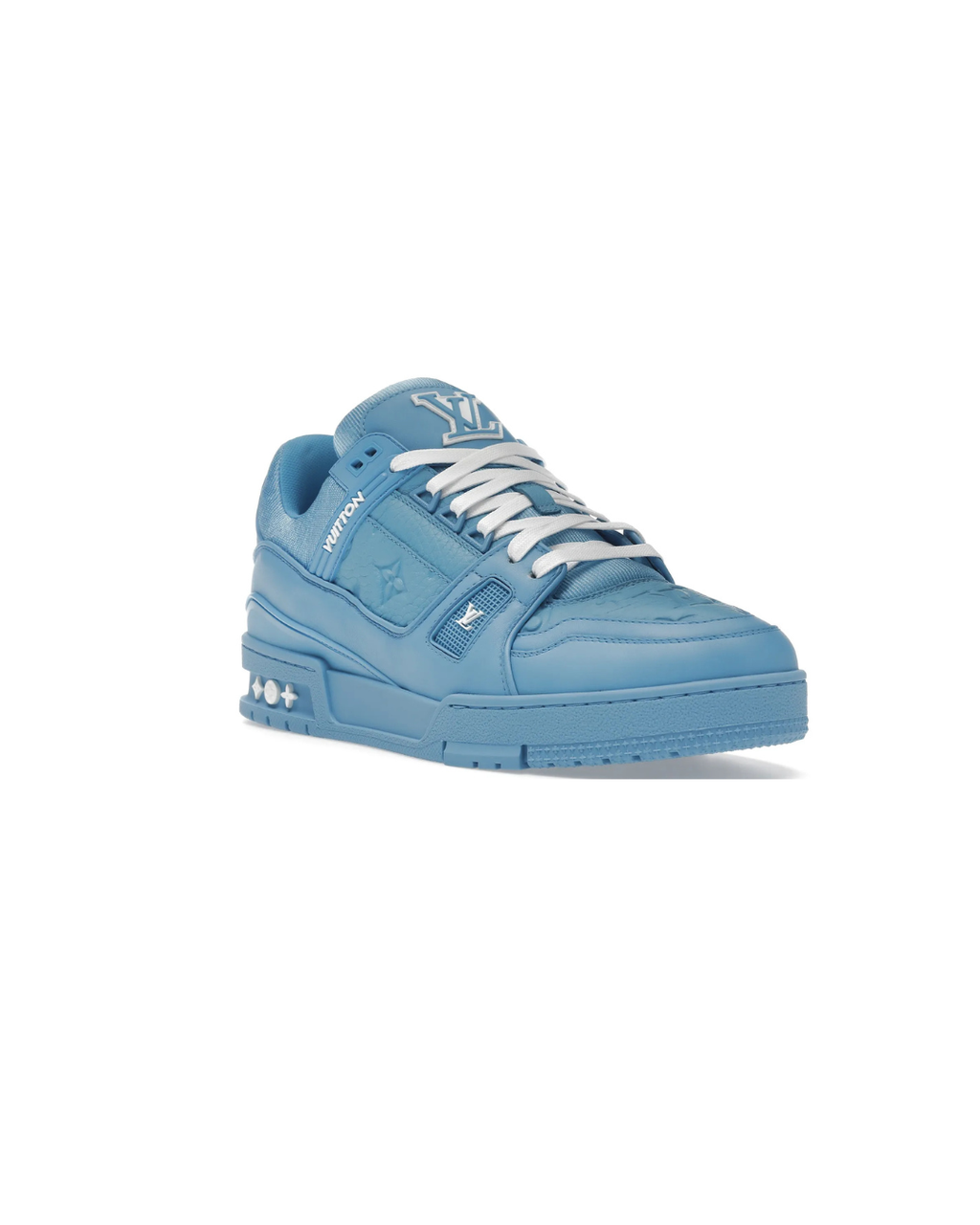 Louis Vuitton Trainer Bblue Embossed Monogram