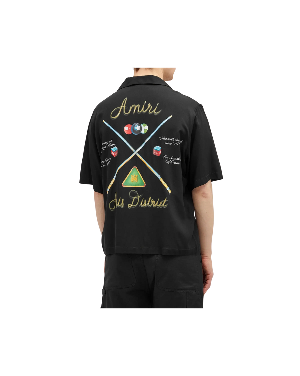 AMIRI Pool Cue Bowling Shirt