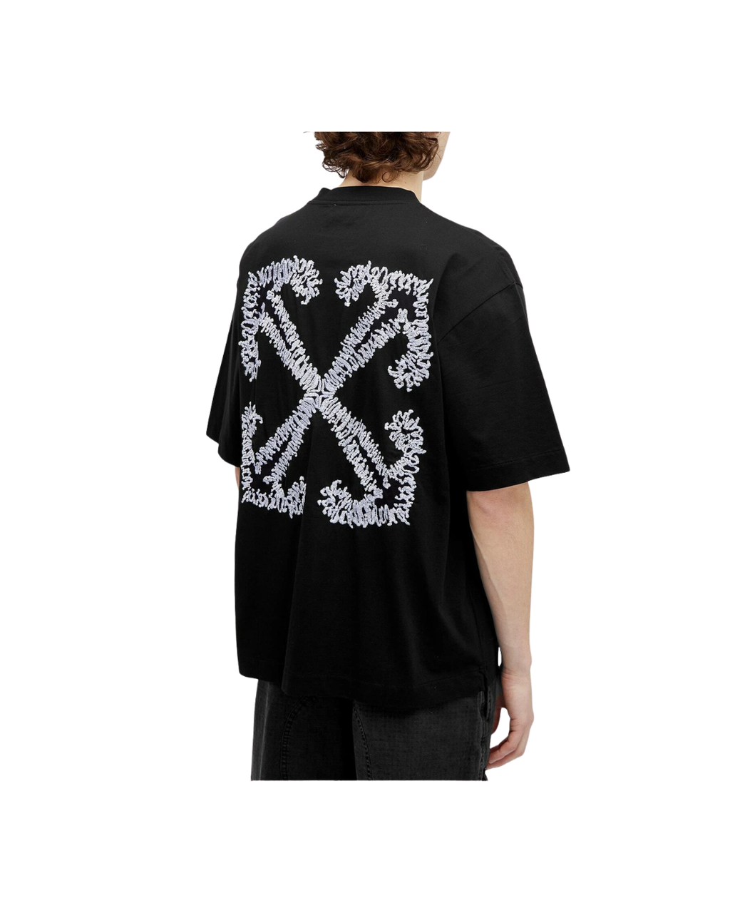 Off White Men's Arrow Skate T-Shirt Black