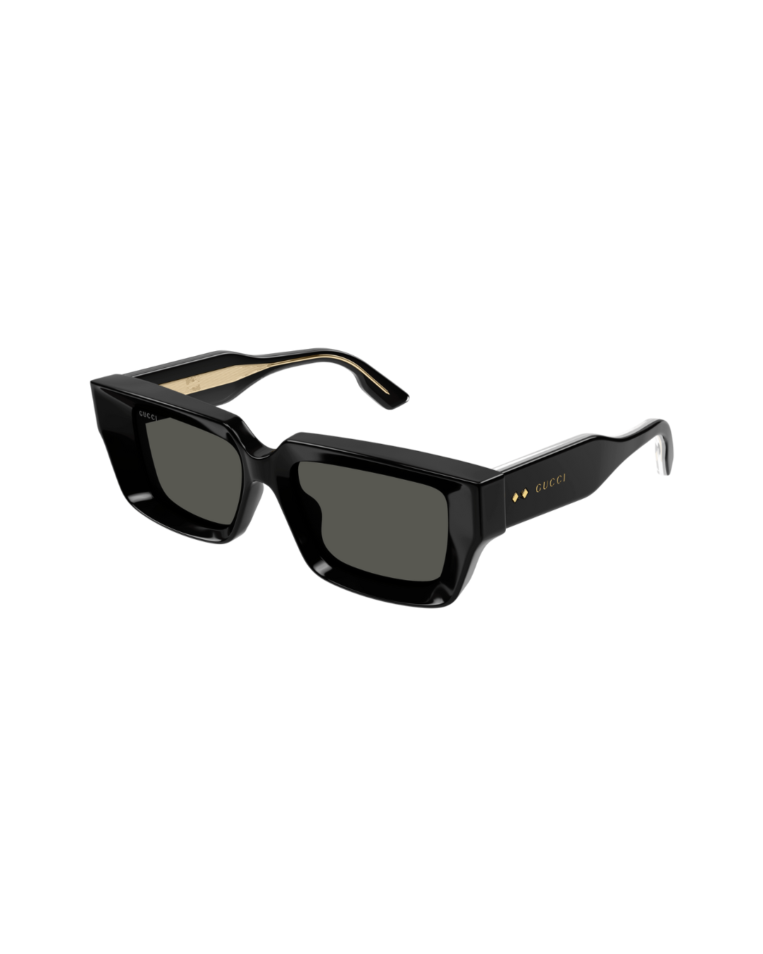 Gucci Rectangle Sunglasses Black