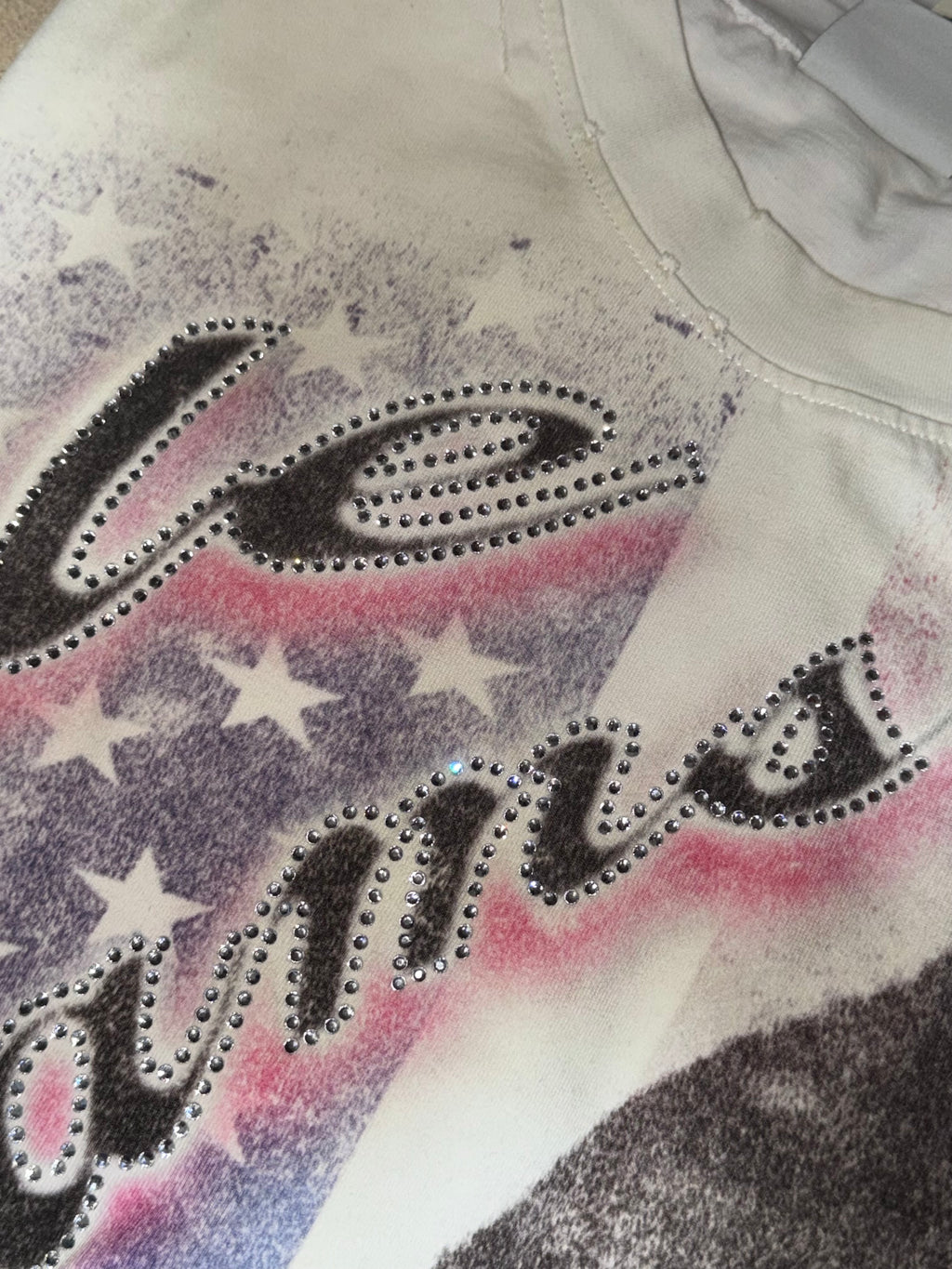 Vale Taboo Bling Tee White