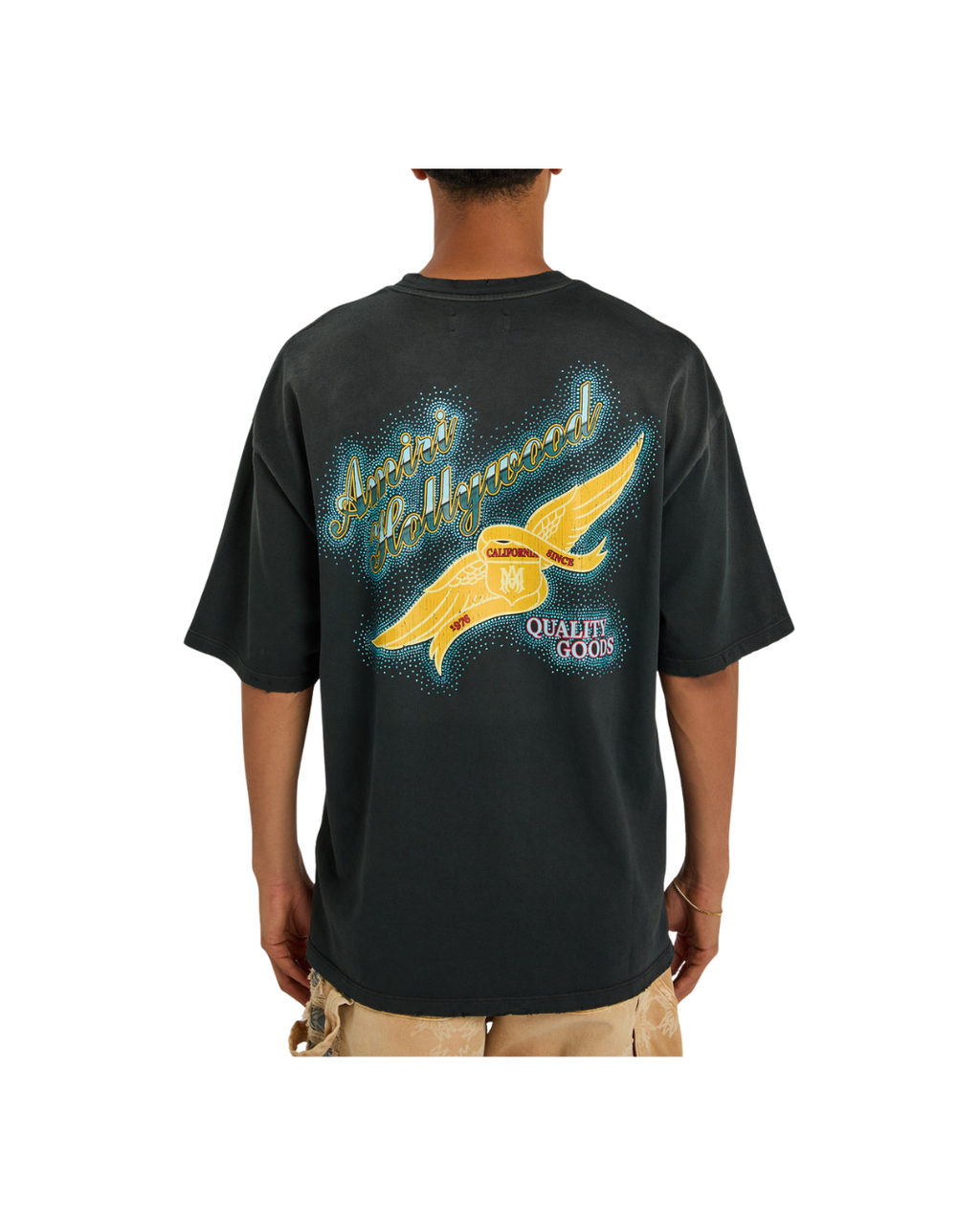 Amiri Crystals Oversize Tee
