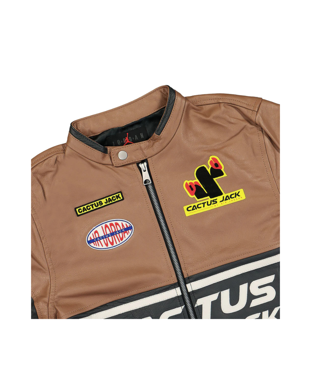 Jordan x Travis Scott Cactus Jack Women's Leather Jacket