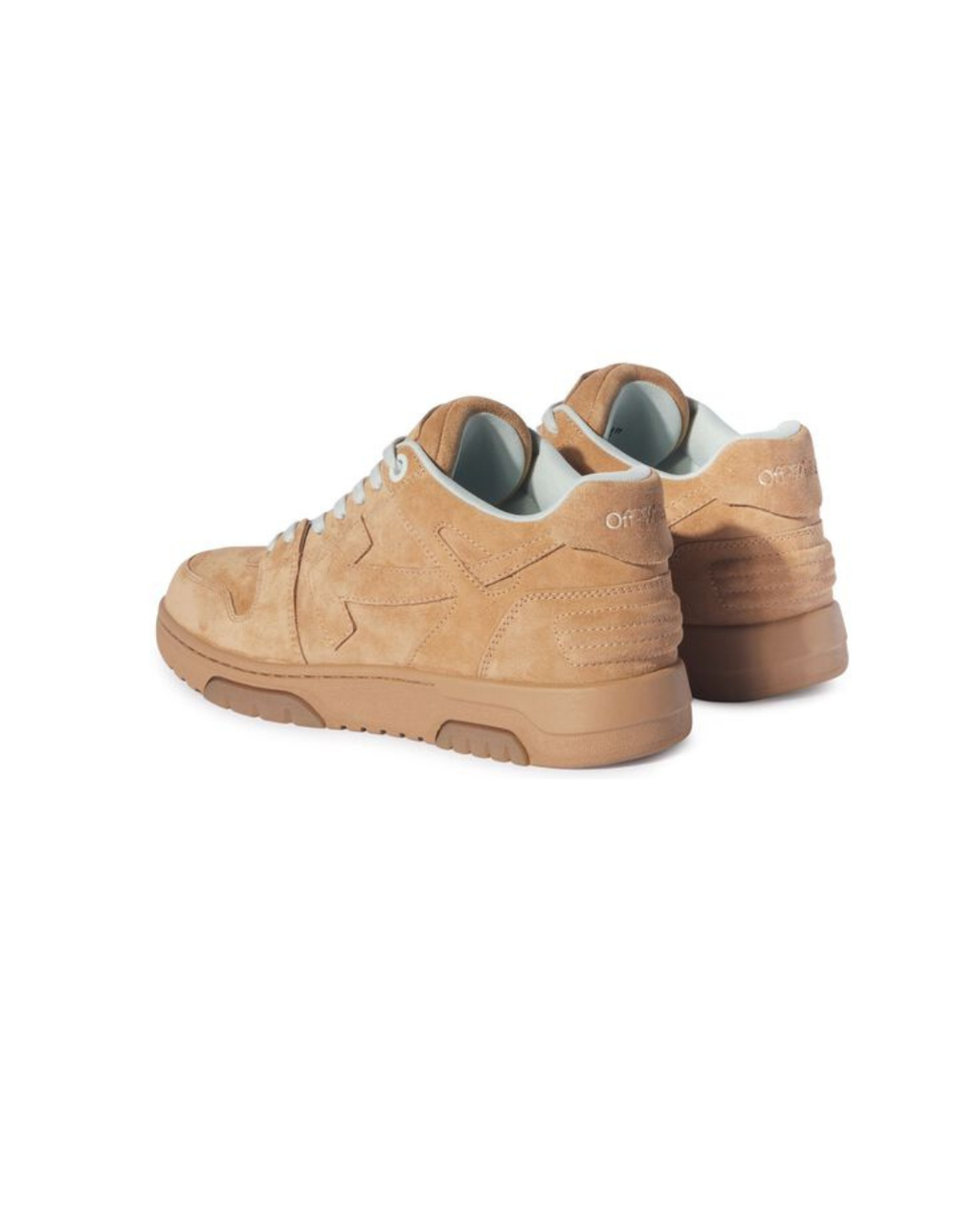 Off White Out Ff Office Full Suede Camel