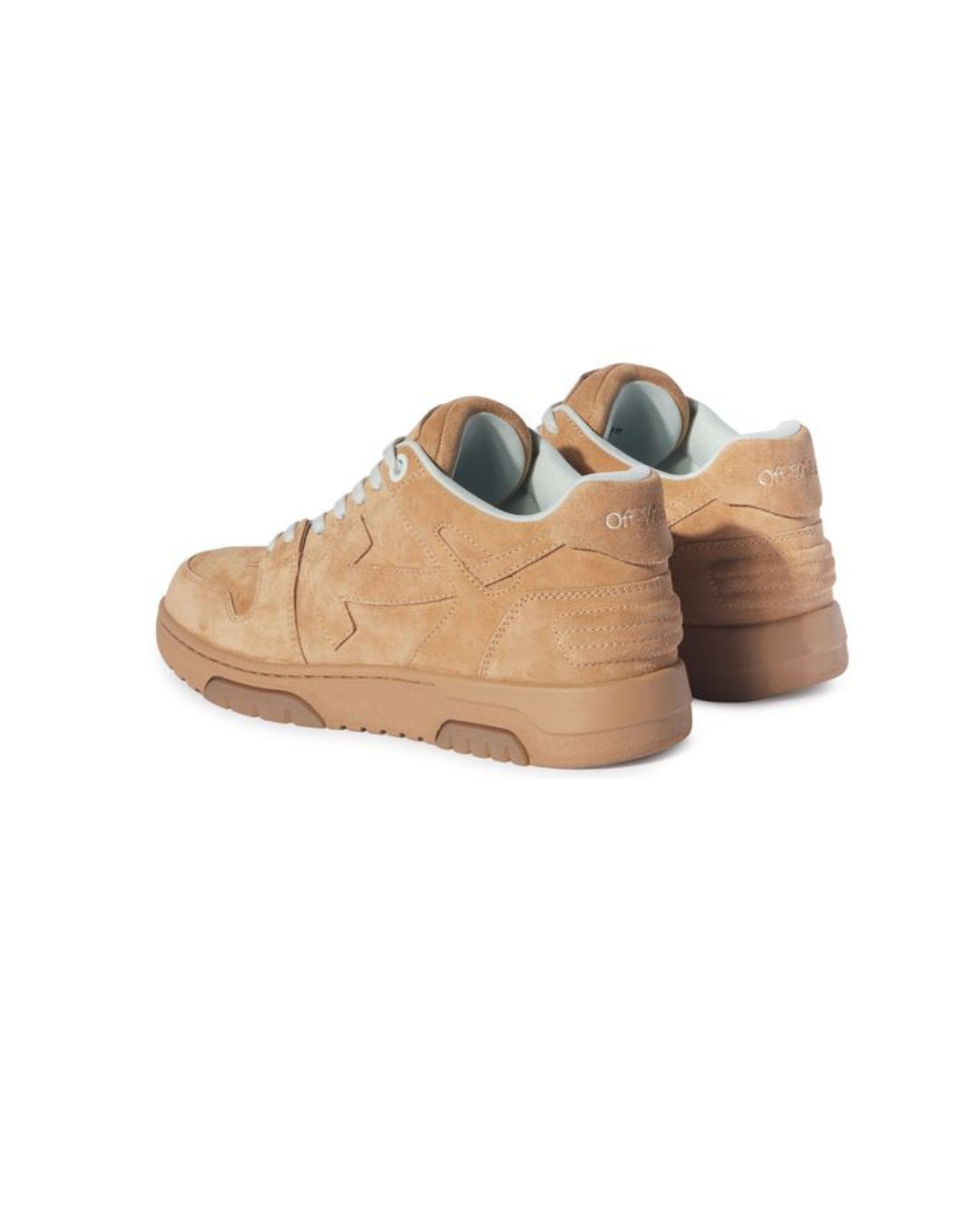 Off White Out Ff Office Full Suede Camel