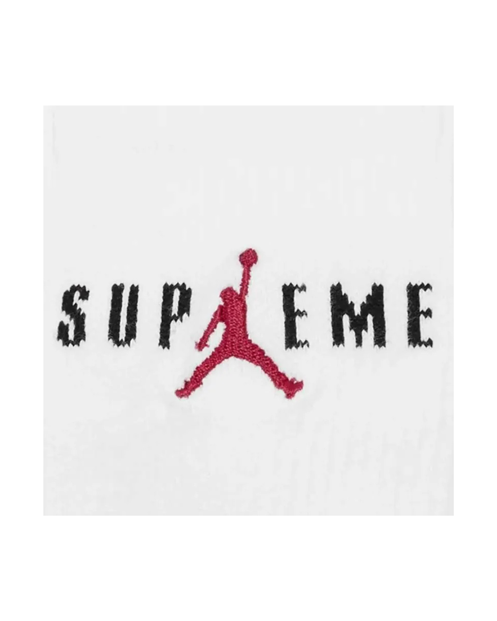 Supreme x Jordan White Crew Socks (2 Pack)