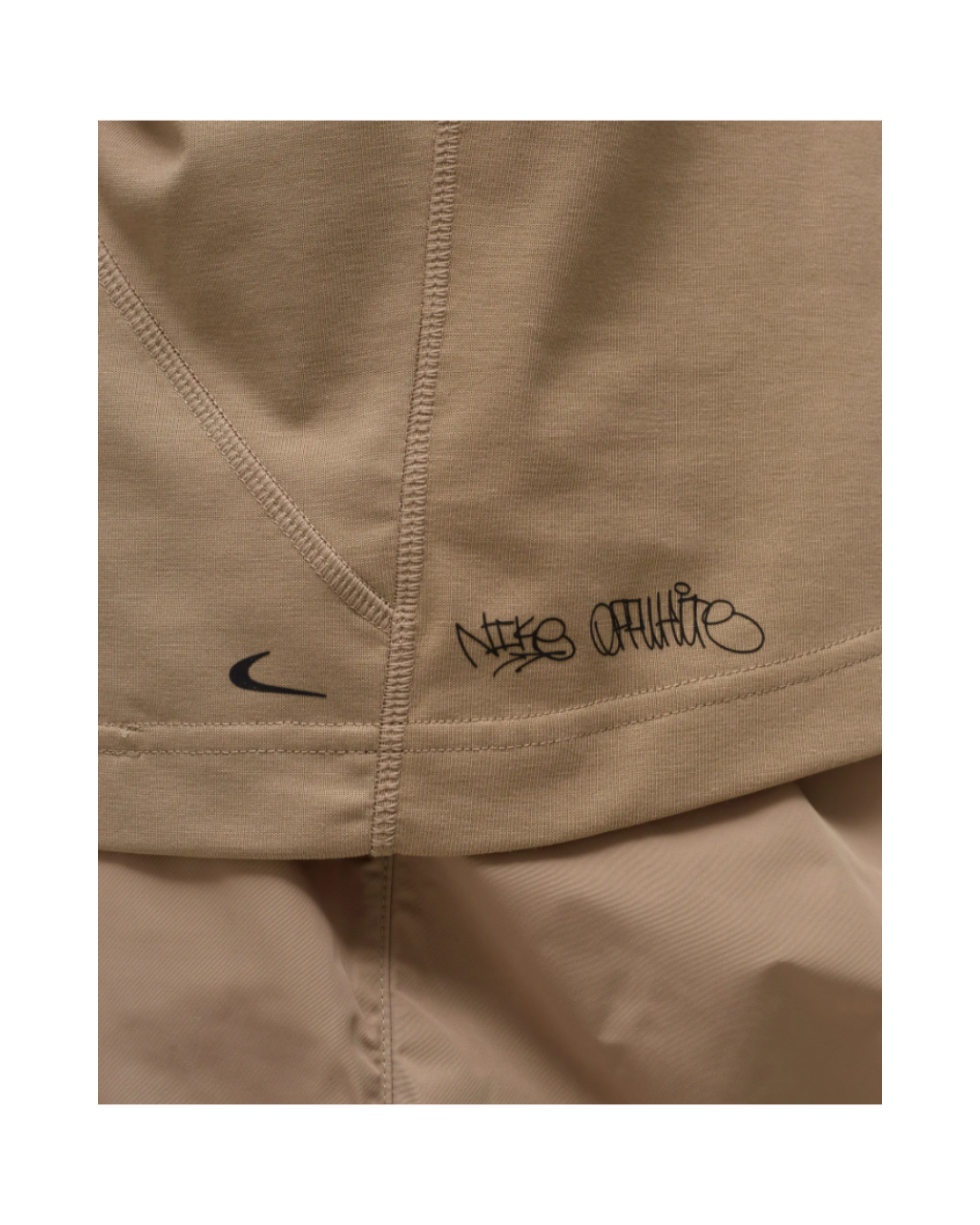 Nike x Off White Tee Beige 005