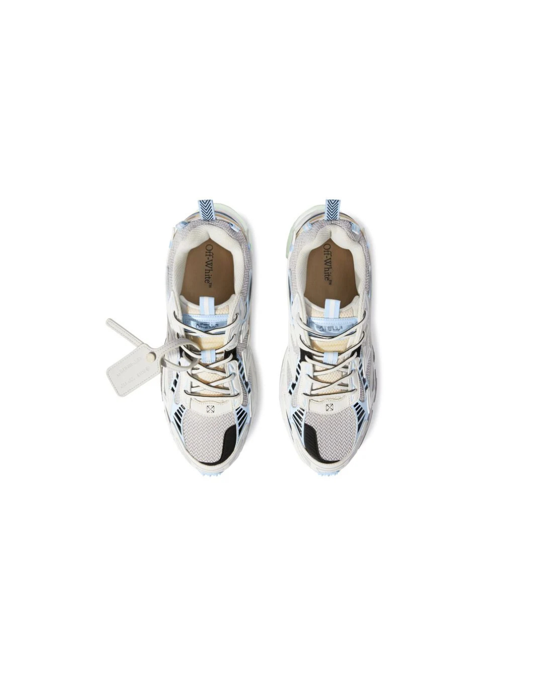 Off White Be Right Back White Light Blue