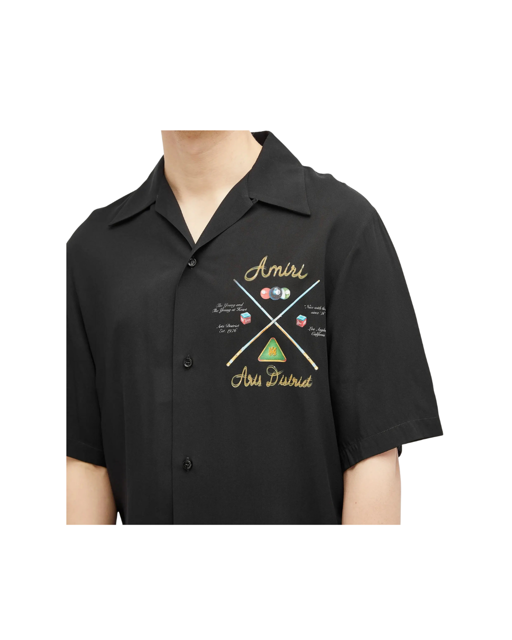AMIRI Pool Cue Bowling Shirt