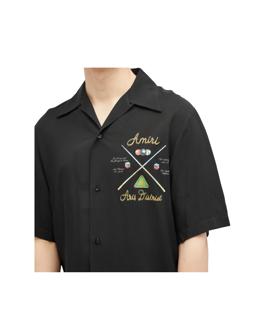 AMIRI Pool Cue Bowling Shirt