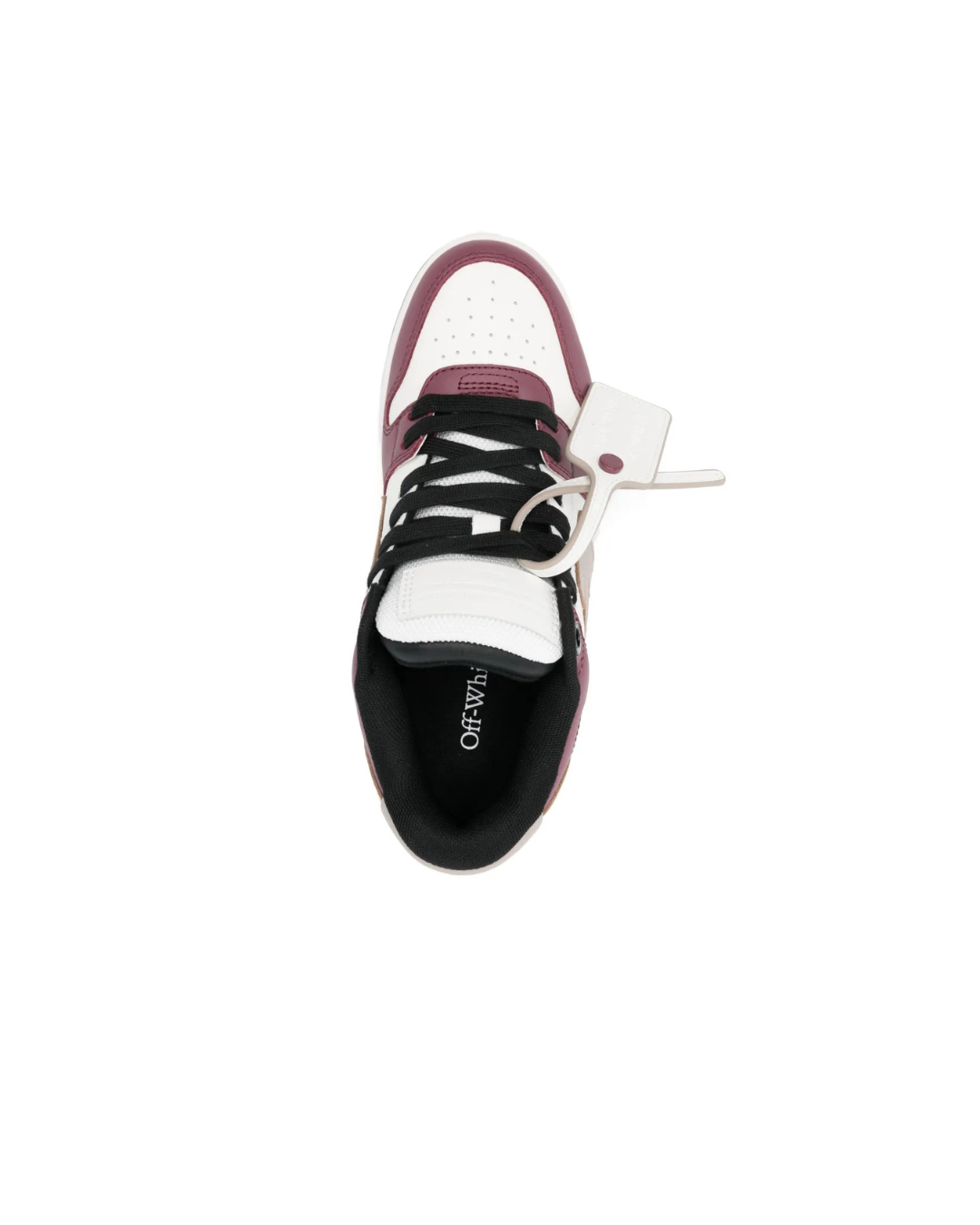 Off White Out Of Office Burgundy White