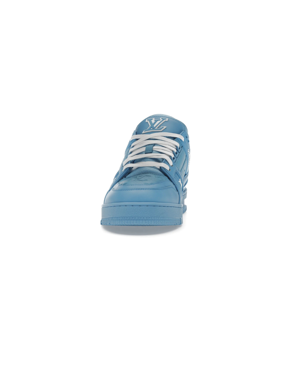 Louis Vuitton Trainer Bblue Embossed Monogram