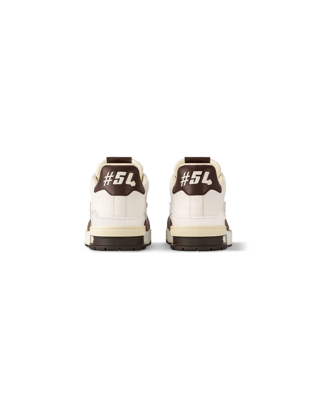 Louis Vuitton Trainer White Moka Brown