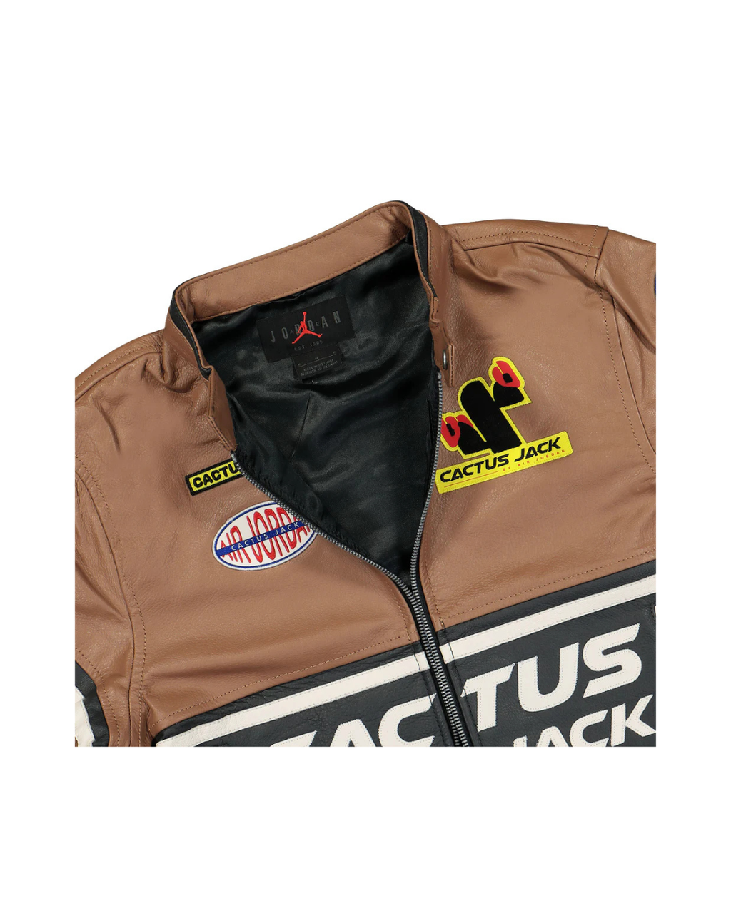 Jordan x Travis Scott Cactus Jack Women's Leather Jacket