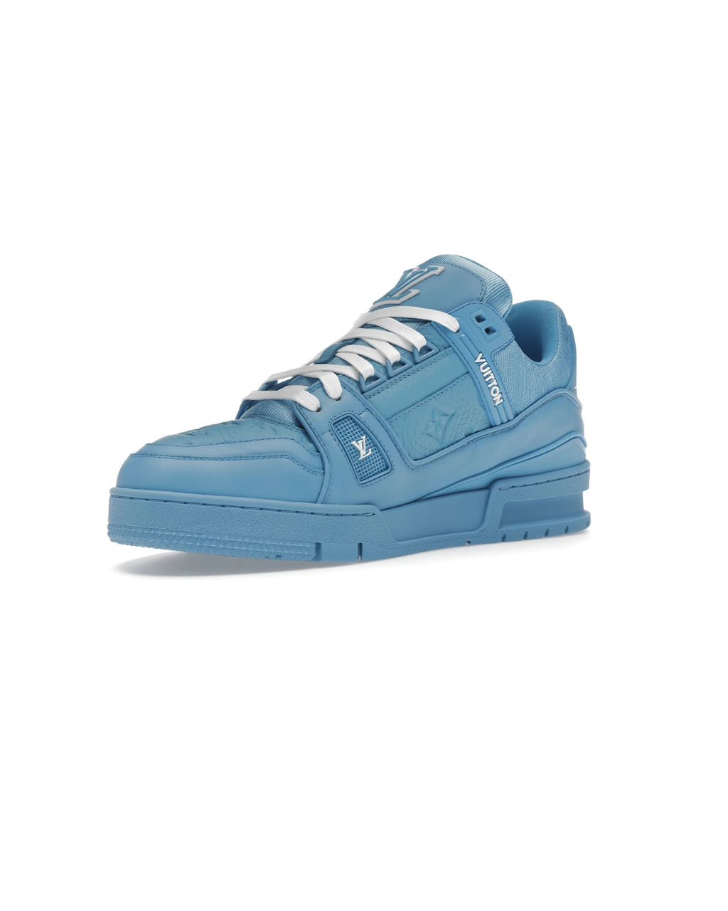 Louis Vuitton Trainer Bblue Embossed Monogram