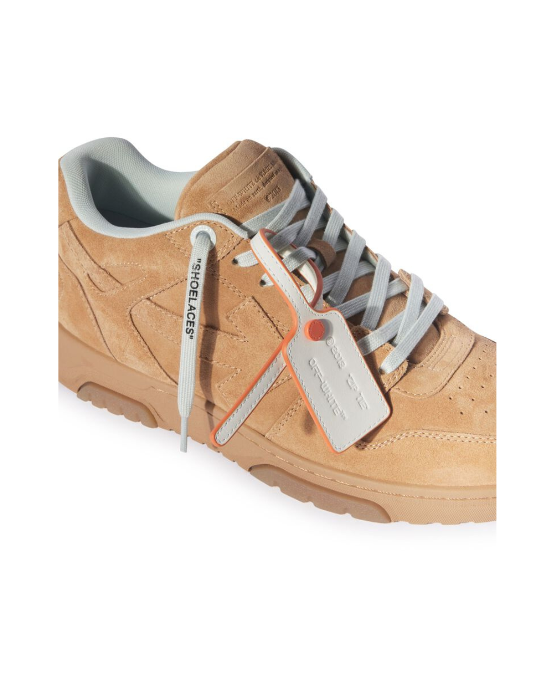 Off White Out Ff Office Full Suede Camel
